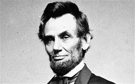abraham lincoln in black and white old school graphic design trends