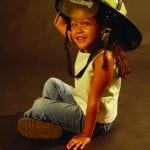photo of a girl firefighter