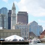 photo of The skyline of Boston from the water