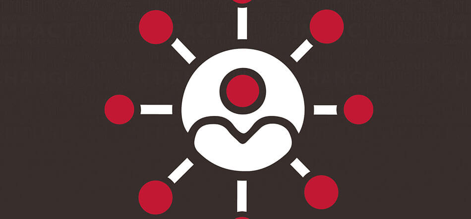 Logo Design Of Circle With Circles Around It In Black And Red