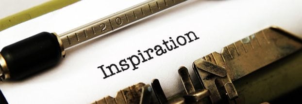 An image of a typewriter with "inspiration"