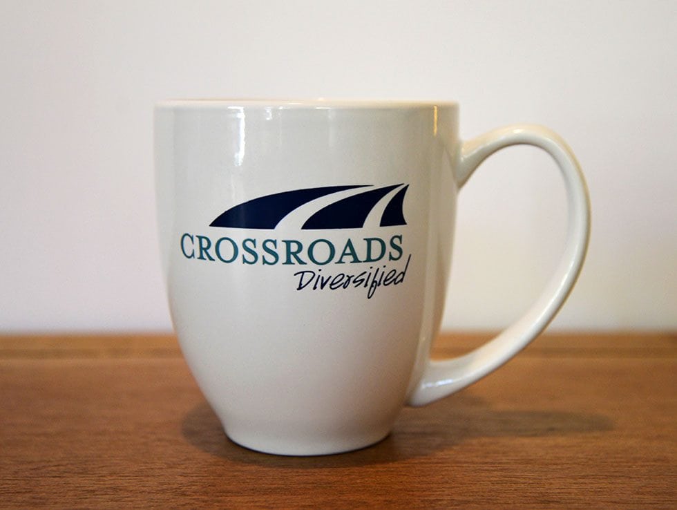 Crossroads Diversified coffee mug