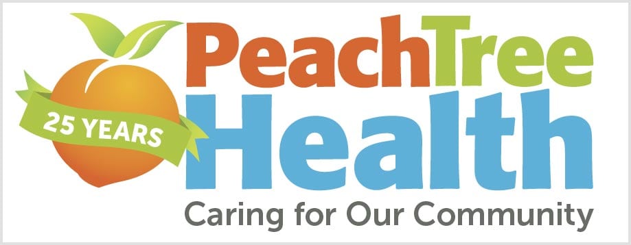 Peach Tree Health 25 years logo