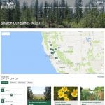 A screenshot of the Westervelt Ecological Services searchable map feature