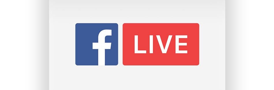 A banner image that says Facebook Live