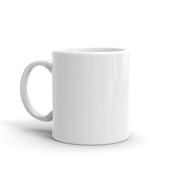an image of a white mug
