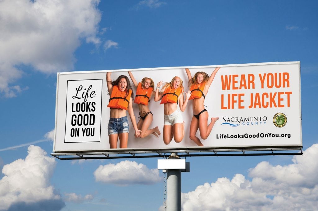Life looks good on you billboard