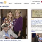 Rotary Club inside website page