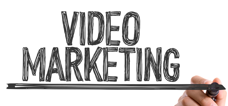 video marketing in black marker