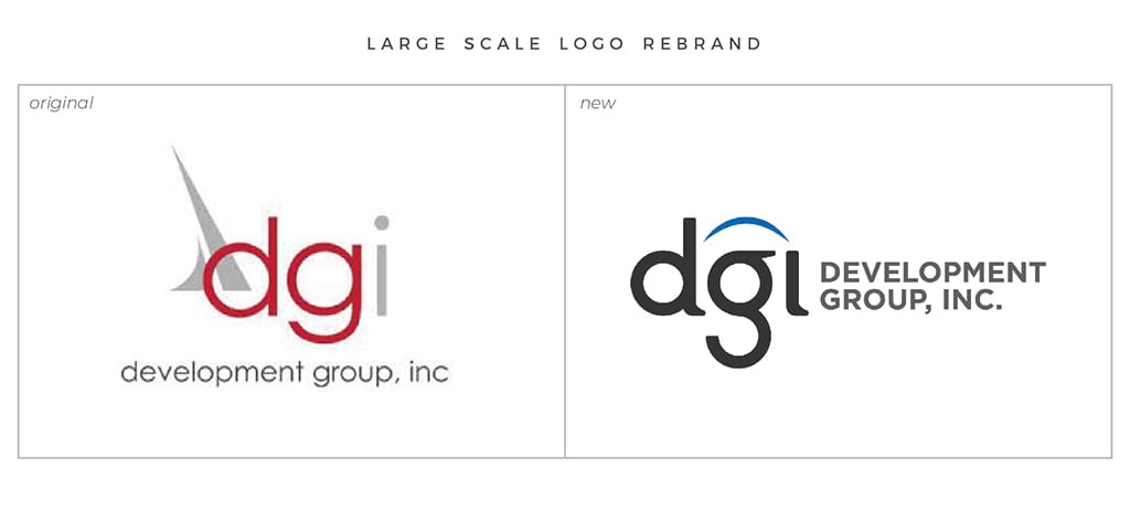 Full-Service Branding Large Scale Logo Rebrand For DGI
