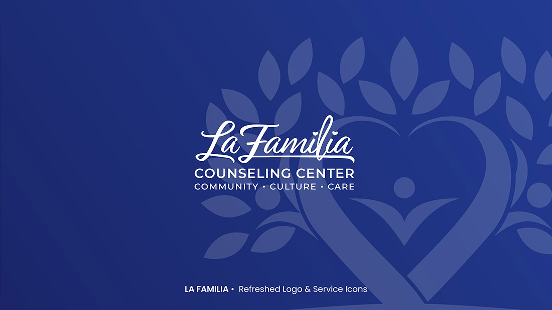 La Familia Counseling Center Blue Logo
