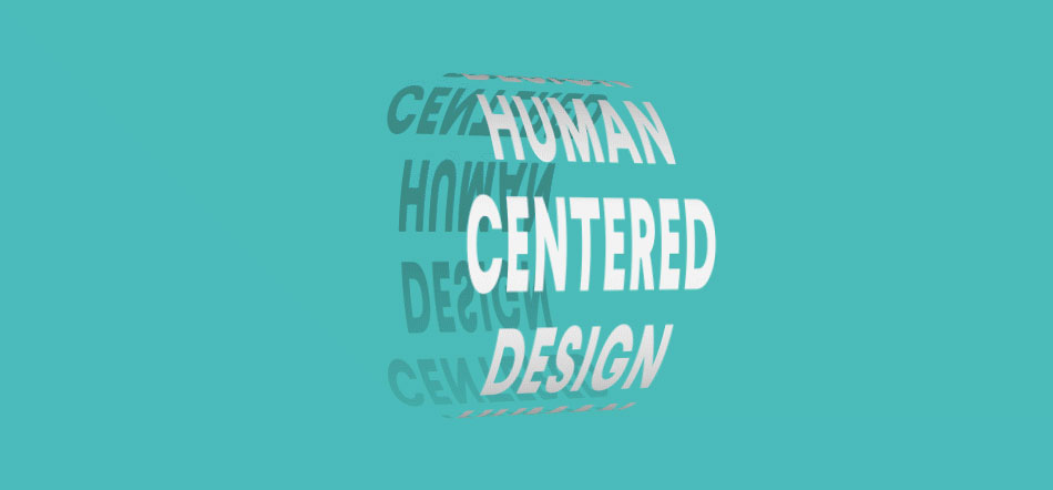 Human Centered Design On Teal Background