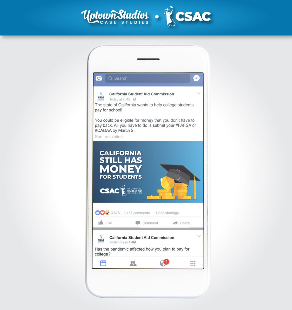 Social Media Ad Mockup Within A Mobile Device Displaying Ad Inside A Facebook News Feed